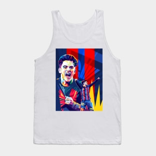 Gavi Fan art colorful portrait illustration Tank Top